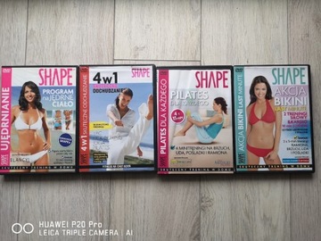 4 CD z ćwiczeniami z SHAPE