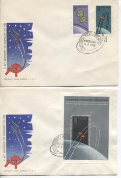 FDC-PIERWSZY ZESPOŁOWY LOT KOSMICZNY -1962 