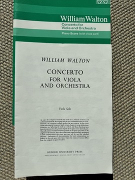 William Walton Concerto for viola and orchestra