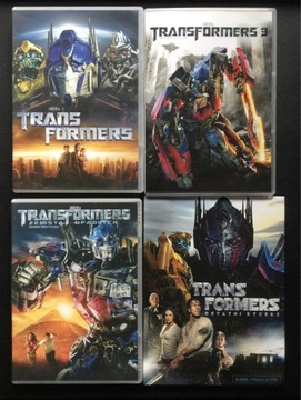 TRANSFORMERS  zestaw 4 DVD