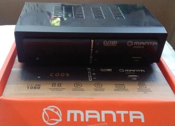 Dekoder Manta DVB-T2 -sprawny bez pilota- DVBT018