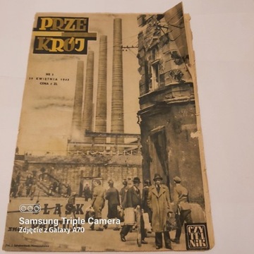 Czasopismo "Przekrój" 28 kwiecień 1945 nr. 3