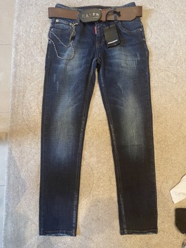 Spodnie jeansowe jeansy Dsquared rozm. 26