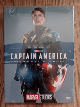 Captain Ameryka Pierwsze Starcie DVD Nowa folia