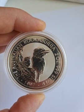 Kookaburra 1997 2oz srebro
