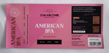 American IPA browar Zakarczmie Giedlarowa