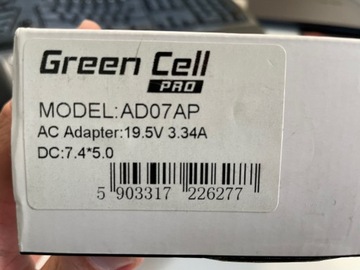 Zasilacz Dell 65W 7.4mm-5.0m 3.3 A 19.5 V (AD07AP)
