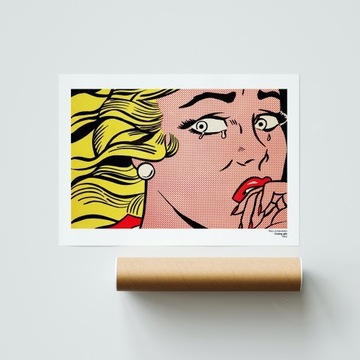 Plakat Pop Art Roy Lichtenstein Crying girl 50x70