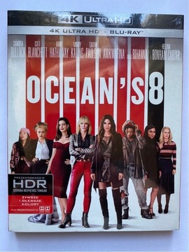 OCEAN'S 8 4K ULTRA HD + BLU-RAY [LEKTOR] Folia