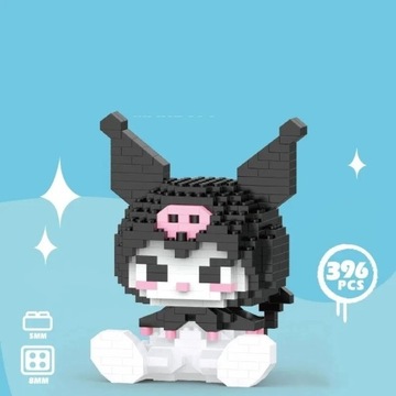 ZESTAW Klocki Kotek Kuromi Sanrio Figurka Prezent