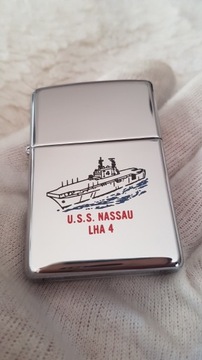 Zapalniczka Zippo USS Nassau LHA4 1998r(2)