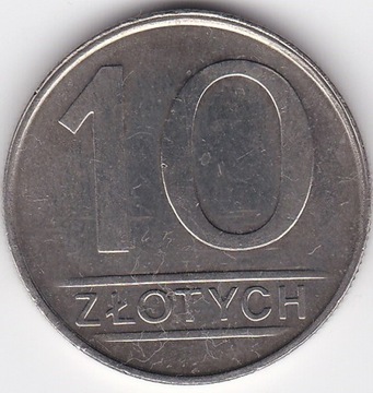 10 złotych - rok 1986