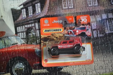 Matchbox Jeep Wrangler Superlift CJ red