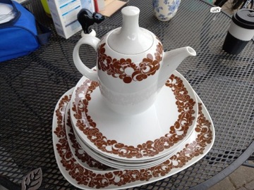 Porcelana rosenthal dzbanek talerz plus