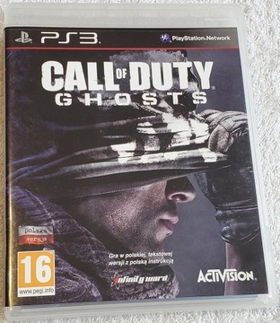 GRA CALL OF DUTY GHOSTS PO POLSKU PL PLAYSTATION 3