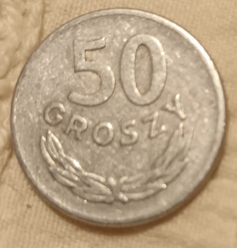 Moneta  PRLu 50 groszy z 1949 roku