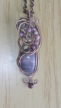 Wisiorek Wire Wrapping, Rękodzieło