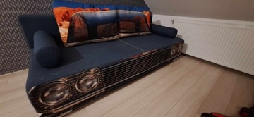 Łóżko sofa auto młodzieżowa dziecięca dla chłopca 