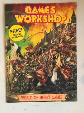 Ulotka Games Workshop "World of hobby games"