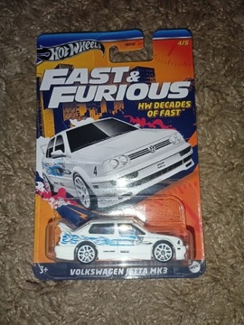 Hot wheels Fast and Furious Volkswagen Jetta