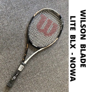 NOWA rakieta WILSON BLADE LITE BLX złota lekka