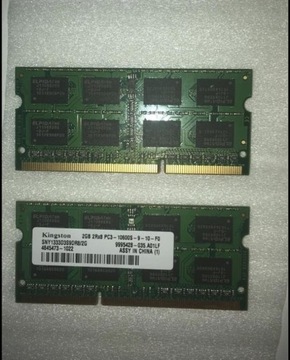 Kingston 2x2gb kosci do laptopa