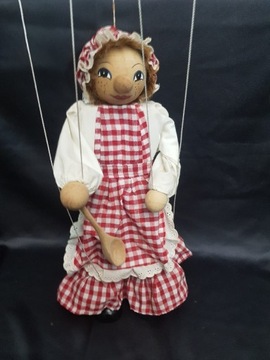 marionetka stara lalka teatralna drewniana 