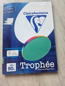 Papier biurowy Clairefontaine format A4 zielony100