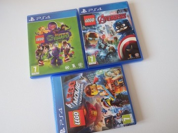ZESTAW 3 GIER PS4 LEGO ! 3 x PL 4 gry Playstation LEGO