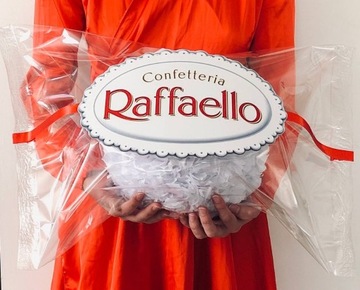 Słodki Bukiet Box Raffaello Prezent na Urodziny,  prezent dla mamy