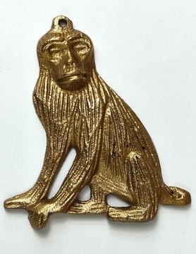 Małpa Małpka złota 