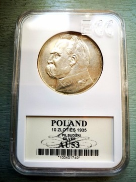 Moneta obiegowa llRP Józef Piłsudski 1935r 
