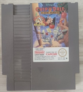 Chip n' Dale Rescue Rangers Nintendo NES PAL Unikat