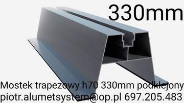 MOSTEK TRAPEZOWY 70/330 +EPDM