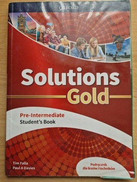 Solutions Gold Pre-Intermediate podręcznik dla liceów i techników