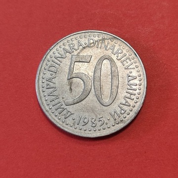 Moneta 50 dinarów 1985, Jugosławia