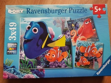 Puzzle Finding Dory 3x49 elementów
