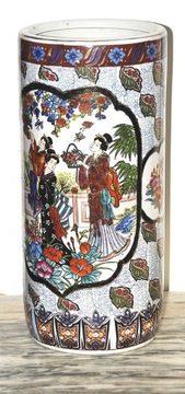 Elegancki stylowy duży wazon chiński 46 x 22 cm