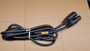 Kabel zasilający 2,5m C14-C15 UPS serwer PC