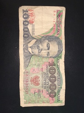 Banknot 10000 zł