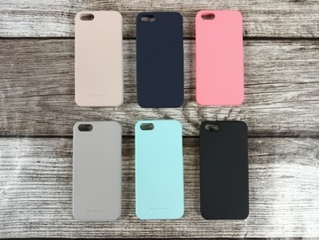 Etui Case Goospery Soft do iPhone 5 / 5s / SE + Szkło