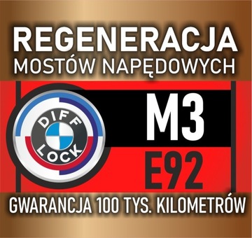 Most BMW M3 E92 Mpower // dyferencjał szpera gwara
