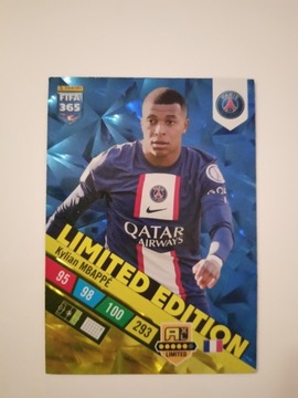 Karty piłkarskie Limited Edition Kylian Mbappe