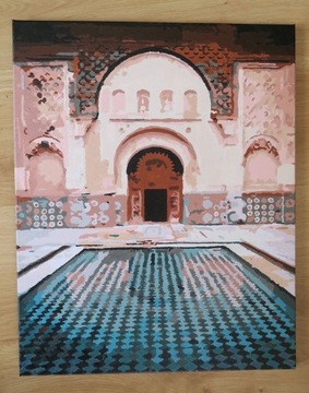 MAROKO OBRAZ NA PŁÓTNIE AKRYL 40x50 cm