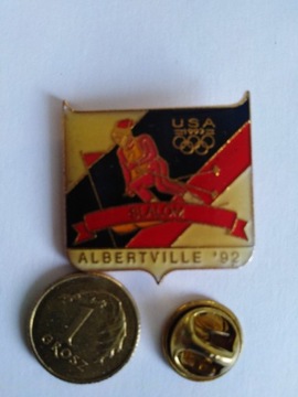 Odznaka sportowa Albertville 92