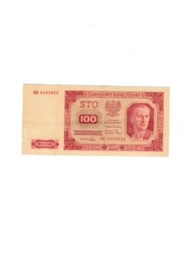 100 ZŁOTYCH 1948 SER.BK