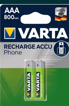 Akumulator AAA Varta T398, 1,2 V, 800 mAh. 