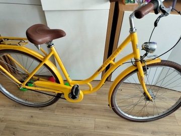 Rower miejski Kalkhoff City Classic żółty