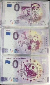 0 Euro Chiny x3 CNAT-2023, CNAS-2021, CNAF-2018