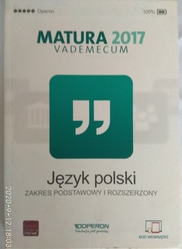 Vademecum Matura 2017 Język polski Operon